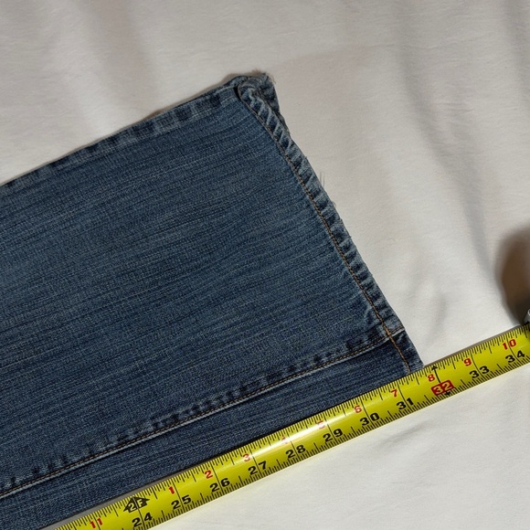 Gap 1969 mens medium blue wash Vintage Bootcut denim jeans - size 33x32 - Picture 13 of 14